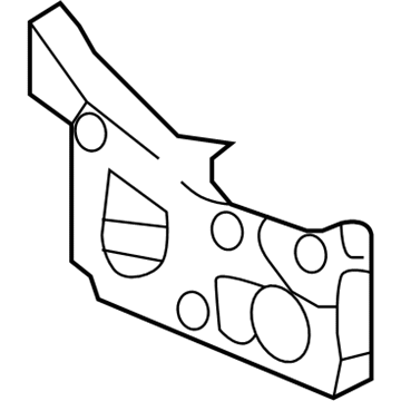 Honda 66116-TLA-A00ZZ Stiffener, R. RR. Panel End