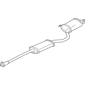 Honda Pilot Muffler - 18030-S9V-A00