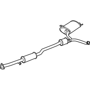 2009 Honda Accord Muffler - 18307-TA6-A01