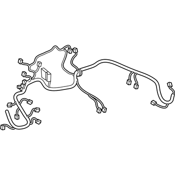 Honda 32100-T7S-A60 WIRE HARNESS, R. CABIN (INCLUDE RR. WASHER TUBE)