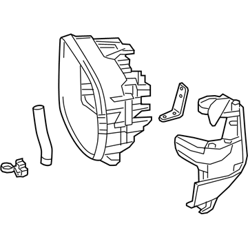 Honda 76205-TLC-A01 Housing Set, Passenger Side