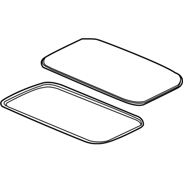 Honda 70200-TBA-A02 Glass Assembly, Roof