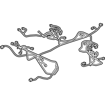 Honda 77962-TM8-A02 Wire Harness, Center Floor (Include Washer Tube)