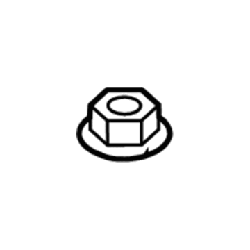 Honda 90371-TBA-A00 Nut Flange 12MM