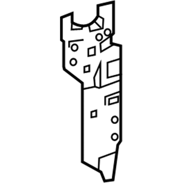 Honda 64720-SZT-A51ZZ Plate, L. Side Sill End