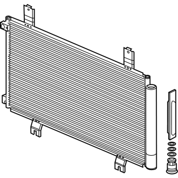 Honda 80100-30B-A01 W-CONDENSER ASSY