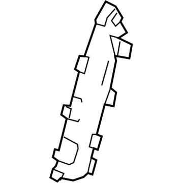 Honda 84662-THR-A01 Duct, RR. L Side Lng