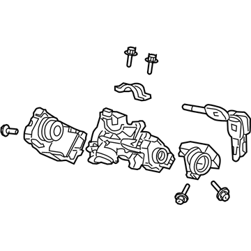 Honda Accord Ignition Lock Cylinder - 06351-SDA-A30