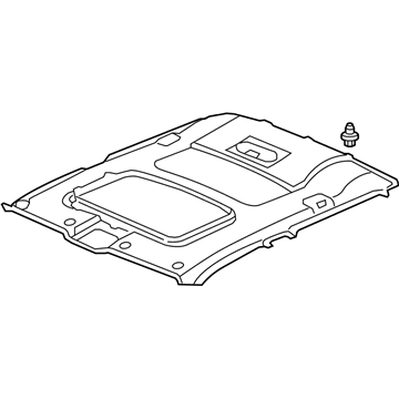 Honda 83200-SJC-A21ZA Lining Assy., Roof *G66L* (Normal) (TU LIGHT GREEN)