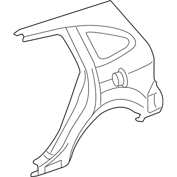 Honda 04646-SWA-A90ZZ Panel Set, L. RR. (Outer) (DOT)