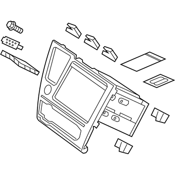 Honda 39100-TT1-A52 Audio Unit, Display (Mitsubishi)