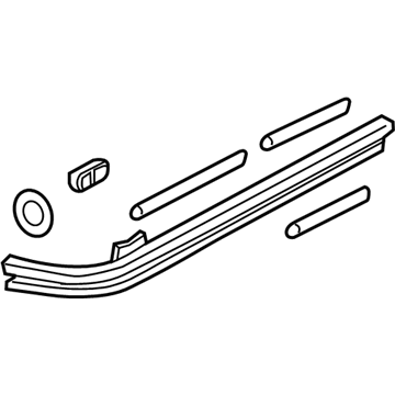 Honda 72580-THR-A01 Rail Assy., L. Slide Door Center