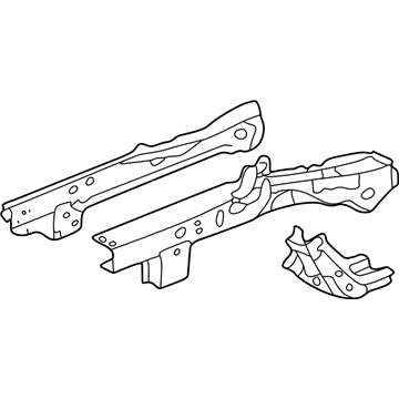 Honda 60810-S87-A01ZZ Frame, R. FR. Side