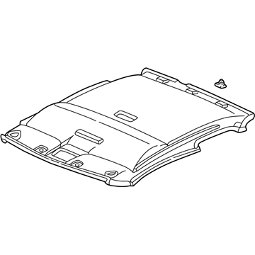 Honda 83200-S82-A01ZB Lining Assy., Roof *NH302L* (PALE QUARTZ)