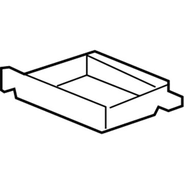 Honda 81197-SWA-A01ZA Box, FR. Seat (Lower) *NH598L* (ATLAS GRAY)