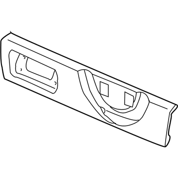 Honda 74890-S9A-N01 Garnish Assy., Tailgate (Lower)