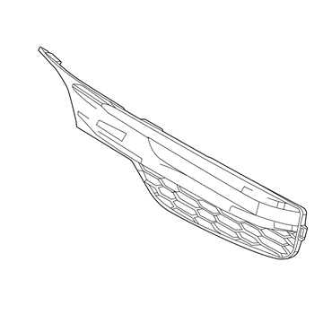 Honda 71102-T2F-A61 Garnish, R. FR. Foglight