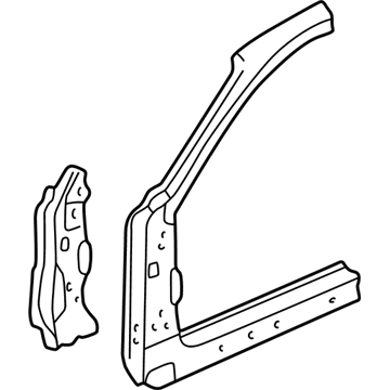 Honda 04635-S00-A10ZZ Panel Set, R. FR. (Outer)