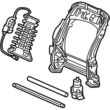 Honda 81526-SWA-N52 Frame L, FR Back