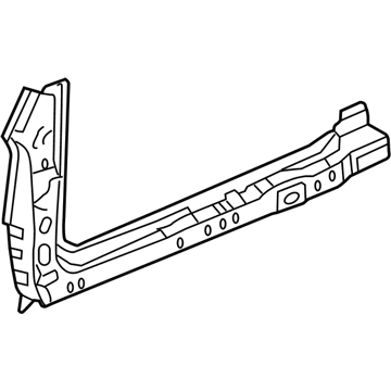 Honda 63530-SCV-305ZZ Stiffener Set, L. FR. Pillar (Lower)