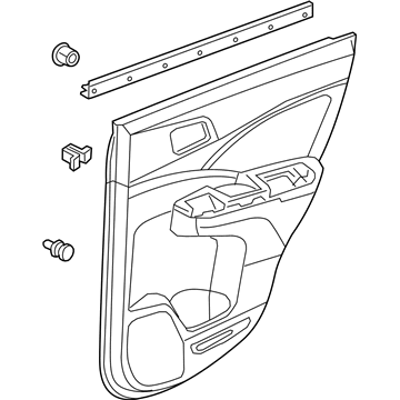 Honda CR-V Door Trim Panel - 83702-T0A-A01ZD