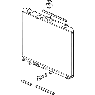 2024 Honda Pilot Radiator - 19010-6FB-A01