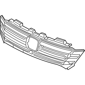 Honda 71121-TG7-A01 Base, Front Grille