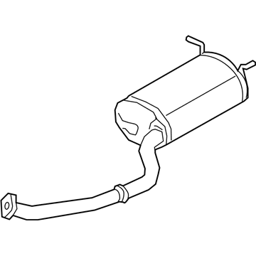 2022 Honda HR-V Muffler - 18307-T7X-A01