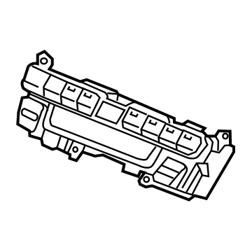 Honda 79600-THR-A44ZB Control Assembly, Automatic Air Conditioner (Graphite Gun Metallic)