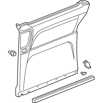 2003 Honda Odyssey Door Trim Panel - 83750-S0X-A03ZA