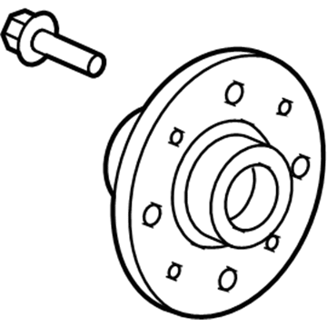 Honda 44600-SZT-000 Hub Assembly, Front