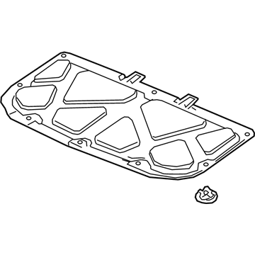 Honda 74141-TRW-A00 Insulator, Hood