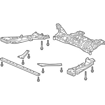 Honda Clarity Plug-In Hybrid Front Cross-Member - 50200-TRW-A00