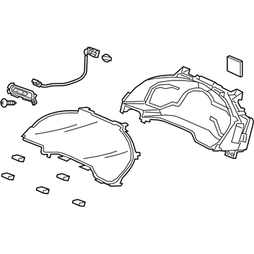 Honda Clarity Plug-In Hybrid Instrument Cluster - 78100-TRW-A03