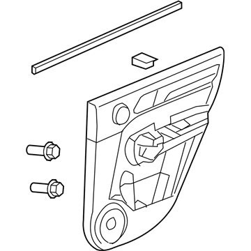 2009 Honda CR-V Door Trim Panel - 83751-SWA-A01ZD