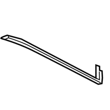 Honda 72376-TEA-T01 Seal, L. FR. Door Gap (FR)