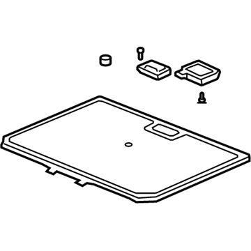 Honda 84521-SCV-A11ZA Lid, Cargo Floor *NH497L* (CARBON GRAY)