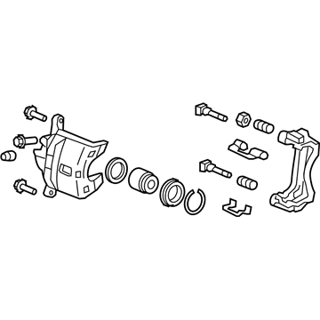 Honda Civic Brake Caliper - 45019-TEA-T00