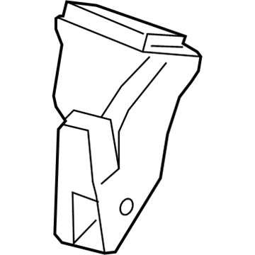 Honda 83333-SWA-A02 Duct, RR. Heater Joint (B)