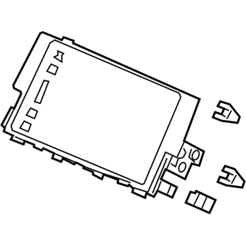 Honda 39710-TBA-A51 DISPLAY ASSY., CENTER (LG)