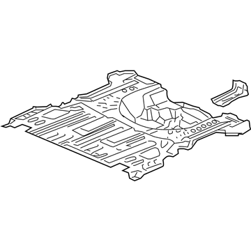 2005 Honda Element Floor Pan - 04655-SCV-A02ZZ