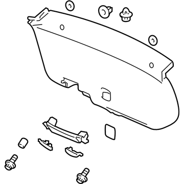 Honda 84431-TP6-A02ZA Lng (Lower) *NH167L*