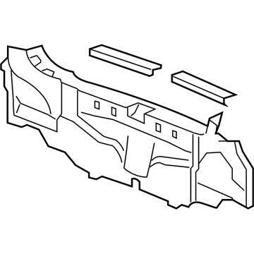 Honda 66100-TA0-A00ZZ Panel, RR.