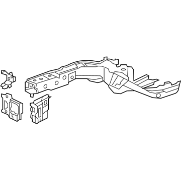 Honda 60810-TR3-A01ZZ Frame, R. FR. Side