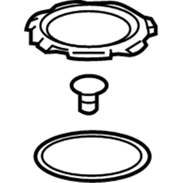 Honda 17046-THR-A00 Ring & Gasket Set, Cam Lock