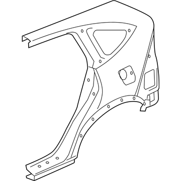 Honda 04636-T1Z-A91ZZ Panel Set, R. (DOT)