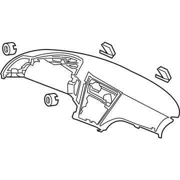 Honda 77190-SZT-G02ZA Panel Set *NH167L*