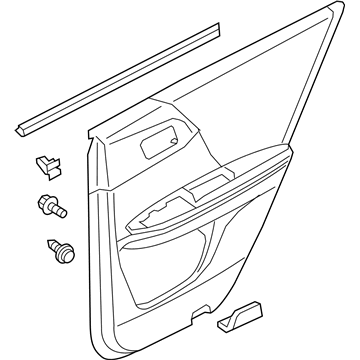 Honda Accord Door Trim Panel - 83700-T2A-A51ZA