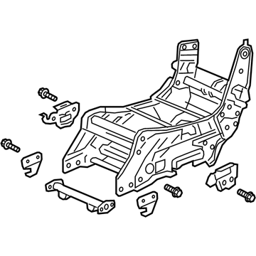 Honda 81936-THR-A21 Frame, Center Seat Cushion