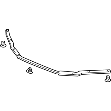 Honda 74147-T3L-A11 Rubber, Hood Seal